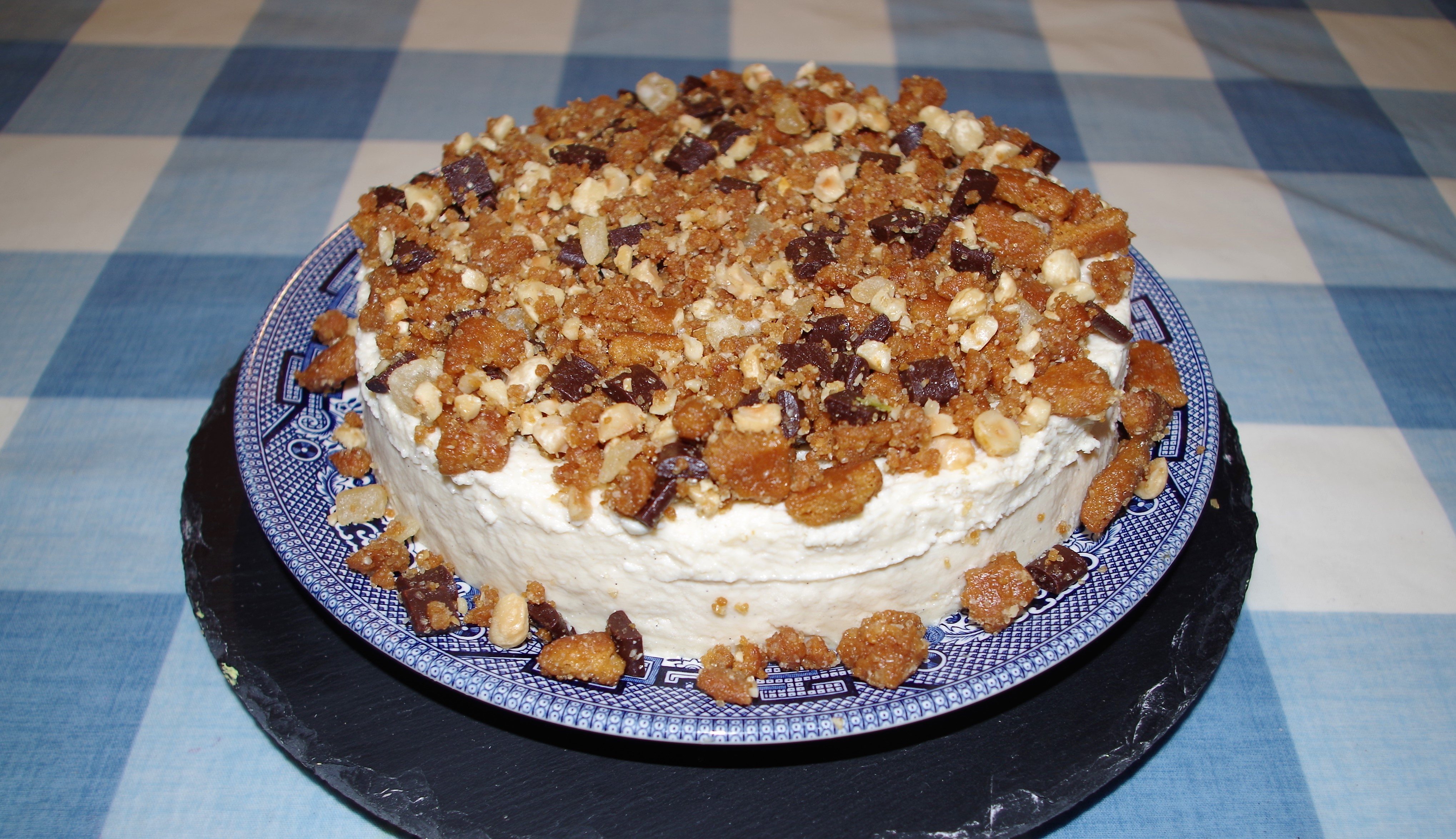 IMGP3958 Tue 20th - Spicy Ginger & Vanila Upside down cheesecake for schl - 10