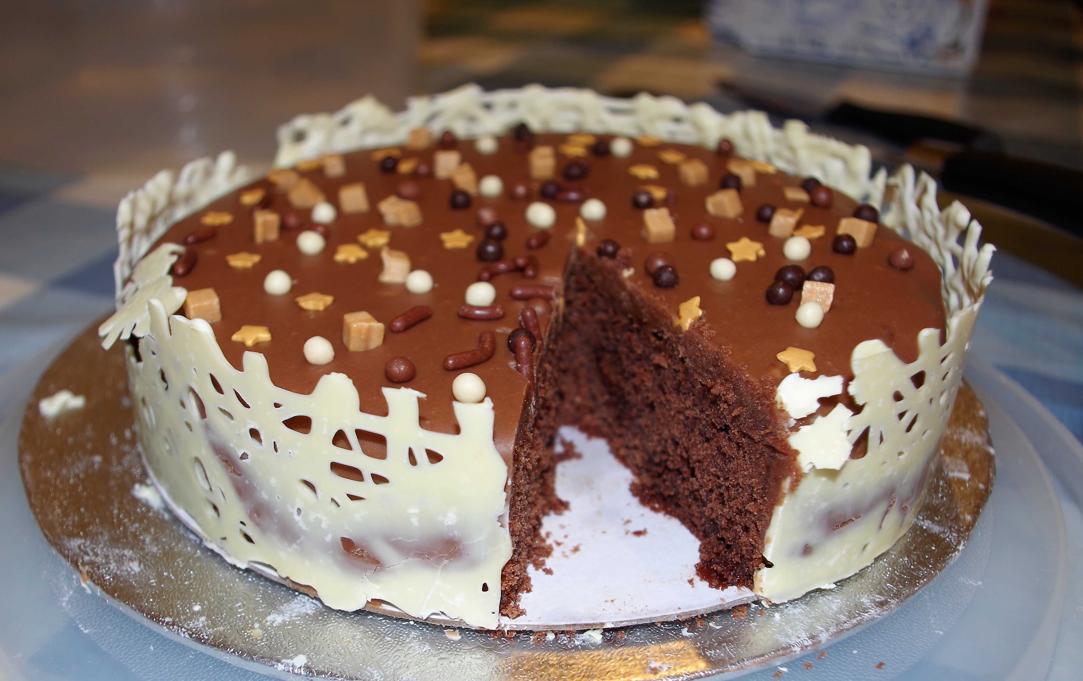 imgp4314 thu 17th chocolate, coffee & caramel cake for limelight