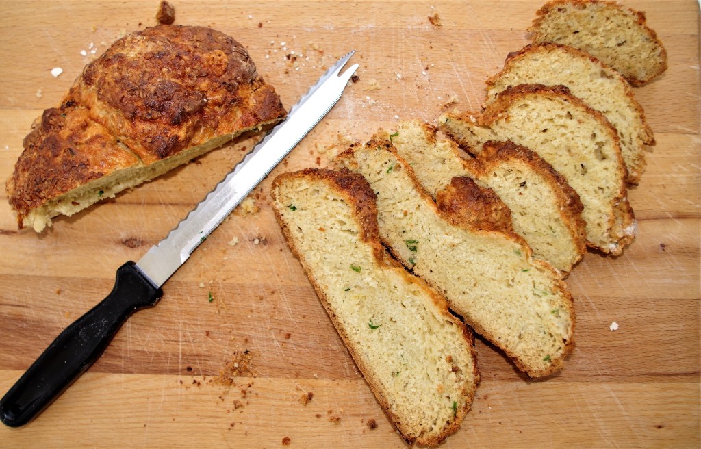 Cheddar & Chive Soda Bread