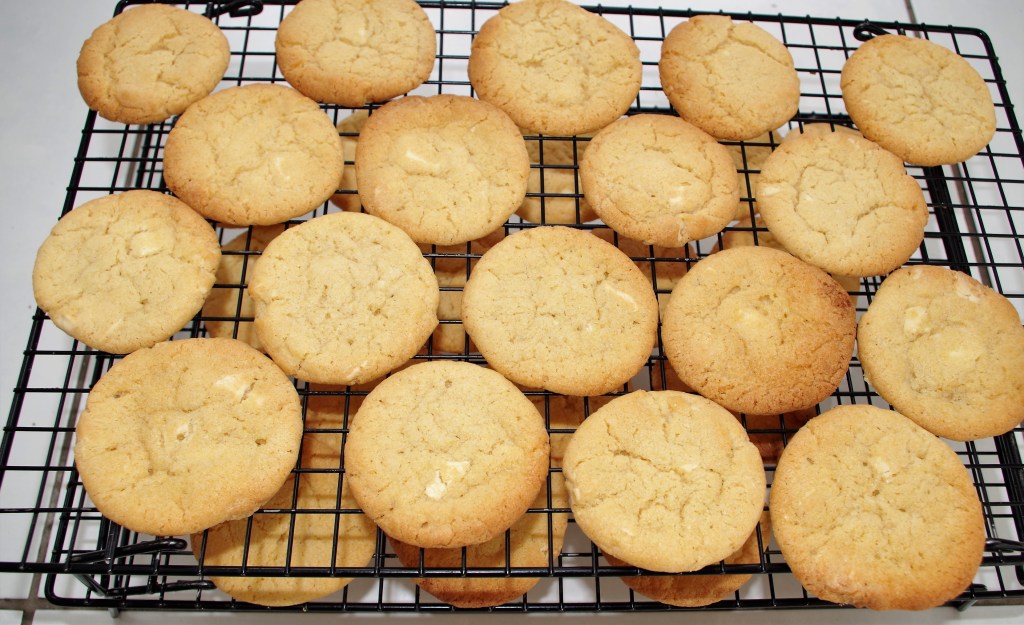 White Chocolate & Custard Biscuits