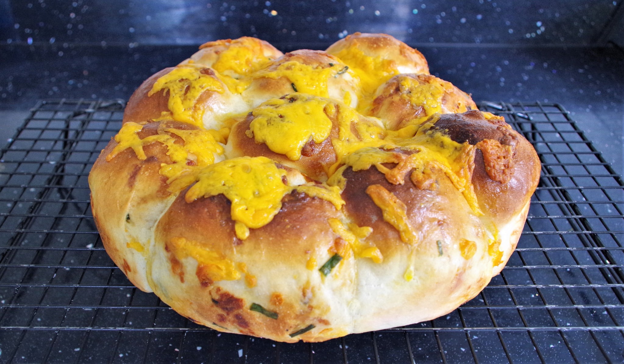 Double Cheese and Chive Sourdough Loaf – Retired Bloke on Food n stuff