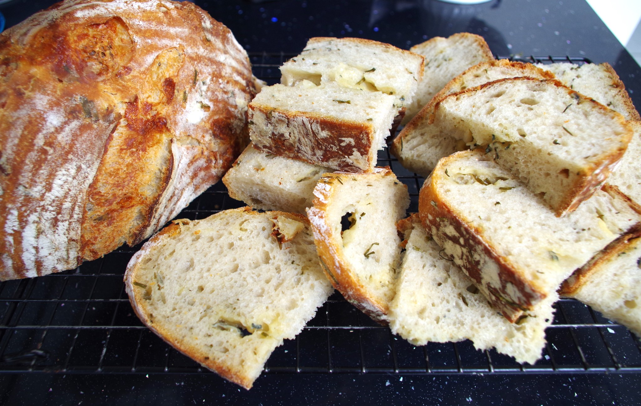 Double Cheese and Chive Sourdough Loaf – Retired Bloke on Food n stuff